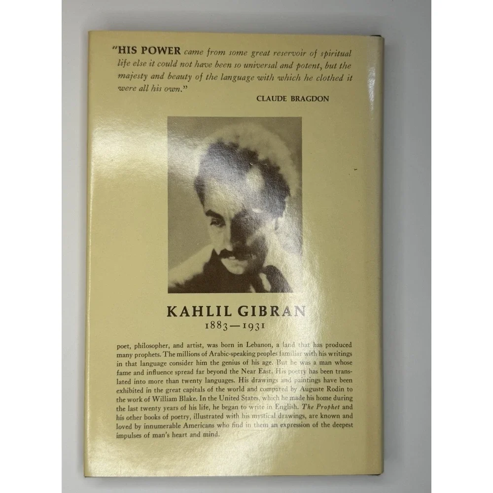 The Prophet Kahlil Gibran Hardcover Alfred A. Knopf Illustrated Poetry